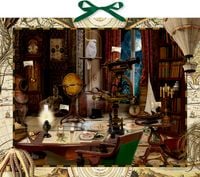 Produktbild: Zettel-Adventskalender &ndash; Weihnachten mit Jules Verne