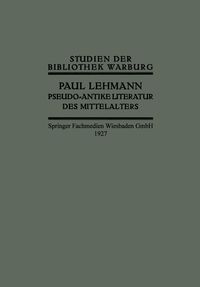 Produktbild: Pseudo-Antike Literatur des Mittelalters