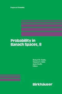 Produktbild: Probability in Banach Spaces, 8: Proceedings of the Eighth International Conference