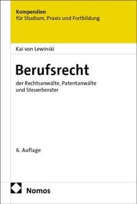 Produktbild: Berufsrecht der Rechtsanw&auml;lte, Patentanw&auml;lte und Steuerberater
