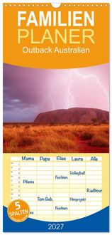 Produktbild: Familienplaner 2027 - Outback Australien mit 5 Spalten (Wandkalender, 21 x 45 cm) CALVENDO