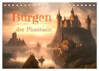 Produktbild: Burgen der Phantasie (Tischkalender 2026 DIN A5 quer), CALVENDO Monatskalender