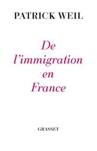 Produktbild: De l'immigration en France