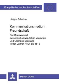 Produktbild: Kommunikationsmedium Freundschaft