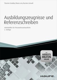 Produktbild: Ausbildungszeugnisse und Referenzschreiben - mit Arbeitshilfen online