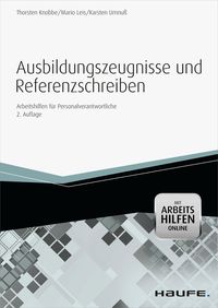 Produktbild: Ausbildungszeugnisse und Referenzschreiben - mit Arbeitshilfen online