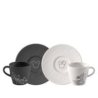 Produktbild: Villeroy & Boch Manufacture - Mickey Mouse Kaffeetasse mit Untertasse, 4-teilig