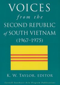 Produktbild: Voices from the Second Republic of South Vietnam (1967-1975)