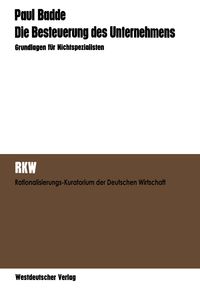 Produktbild: Die Besteuerung des Unternehmens