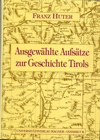 Produktbild: Aufs&auml;tze zur Geschichte Tirols