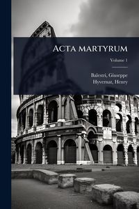 Produktbild: Acta martyrum