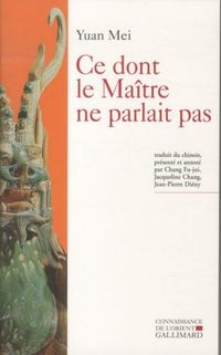 Produktbild: Ce dont le Ma&icirc;tre ne parlait pas