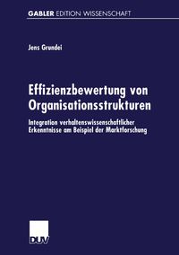 Produktbild: Effizienzbewertung von Organisationsstrukturen