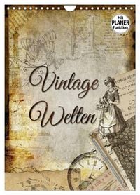 Produktbild: Vintage Welten (Wandkalender 2027 DIN A4 hoch), CALVENDO Monatskalender