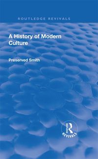 Produktbild: Revival: A History of Modern Culture: Volume II (1934)