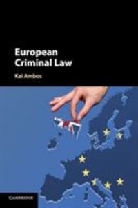 Produktbild: European Criminal Law