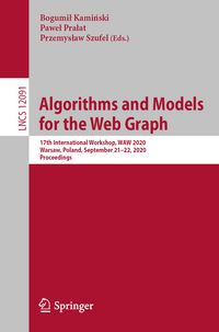 Produktbild: Algorithms and Models for the Web Graph