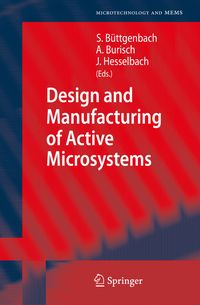 Bild vom Artikel Design and Manufacturing of Active Microsystems vom Autor 