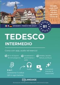 Produktbild: Imparare il tedesco B1 intermedio. Corso con app, audio ed esercizi