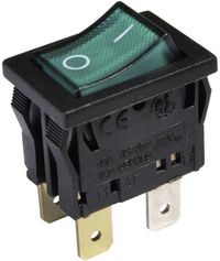 Produktbild: InterB&auml;r 3634-250.22 Wippschalter 3634-250.22 250 V/AC 10A 2 x Aus/Ein rastend 1St.