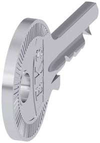 Produktbild: Siemens 3SU1950-0FD80-0AA0 3SU19500FD800AA0 Schl&uuml;ssel 1St.