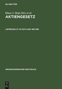 Produktbild: &sect;&sect; 327a-328; 396-398