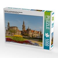 Produktbild: CALVENDO Puzzle Hofkirche und Residenzschloss Dresden | 1000 Teile Lege-Gr&ouml;&szlig;e 64x48cm Foto-Puzzle f&uuml;r gl&uuml;ckliche Stunden