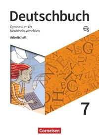 Produktbild: Deutschbuch Gymnasium - Nordrhein-Westfalen - 2019 - 7. Klasse - Arbeitsheft mit L&ouml;sungen