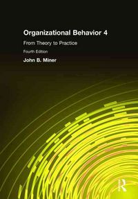 Produktbild: Miner, J: Organizational Behavior 4