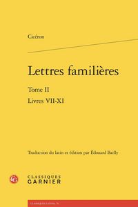 Produktbild: Lettres Familieres Tome 2 : Livres Vii-Xi