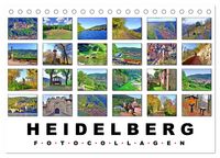 Produktbild: Heidelberg Fotocollagen (Tischkalender 2026 DIN A5 quer), CALVENDO Monatskalender