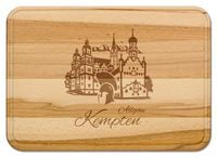 Produktbild: Buchenholz Schneidebrett 35x25cm, Motiv Kempten