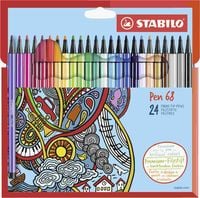 Bild vom Artikel STABILO Filzstift Premium-Filzstift Pen 68, 24er Set vom Autor 