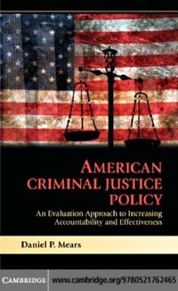 Produktbild: American Criminal Justice Policy