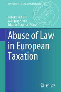 Produktbild: Abuse of Law in European Taxation