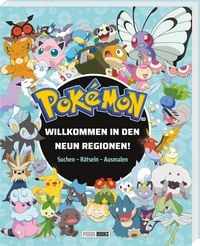 Produktbild: Pok&eacute;mon: Willkommen in den neun Regionen! - Suchen - R&auml;tseln - Ausmalen