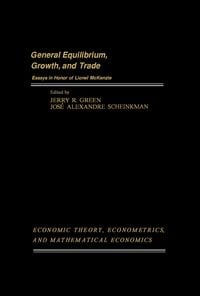 Produktbild: General Equilibrium, Growth, and Trade