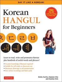 Produktbild: Korean Hangul for Beginners: Say it Like a Korean
