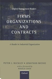 Produktbild: Firms Organizations & Contract