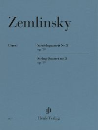 Produktbild: Alexander Zemlinsky - Streichquartett Nr. 3 op. 19