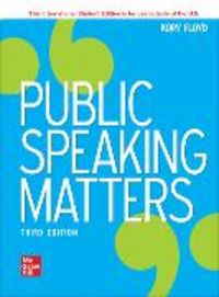 Produktbild: Floyd, K: ISE Public Speaking Matters