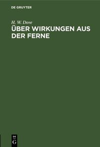 Produktbild: &Uuml;ber Wirkungen aus der Ferne