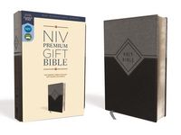 Produktbild: Niv, Premium Gift Bible, Leathersoft, Black/Gray, Red Letter Edition, Comfort Print