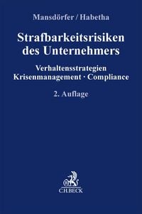 Produktbild: Strafbarkeitsrisiken des Unternehmers