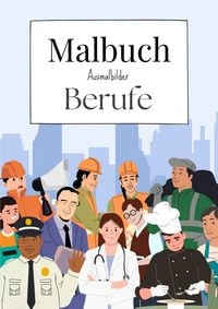 Produktbild: Malbuch Ausmalbilder Berufe