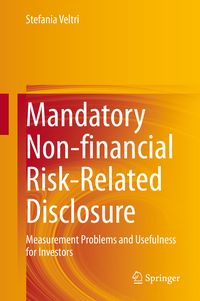 Produktbild: Mandatory Non-financial Risk-Related Disclosure