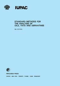 Produktbild: Standard Methods for the Analysis of Oils, Fats and Derivatives
