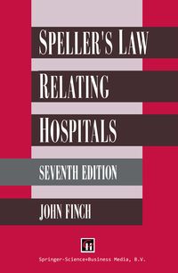 Produktbild: Speller&rsquo;s Law Relating to Hospitals