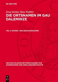Produktbild: Namen- und Siedlungskunde