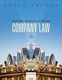 Produktbild: Mayson, French, and Ryan on Company Law